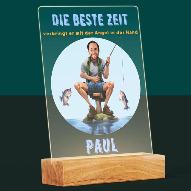 Foto und Bildunterschrift: Die schönste Zeit – Druck auf Acrylglas | DE