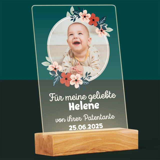 Foto Und Unterschrift: Für Die Taufe - Druck Auf Acrylglas