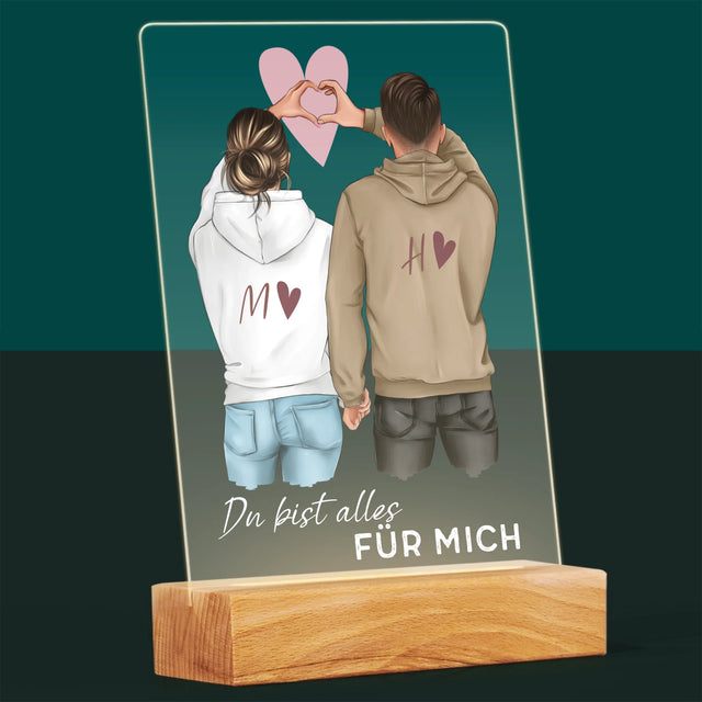 Avatar Creator: Paar Herz - Druck Auf Acrylglas