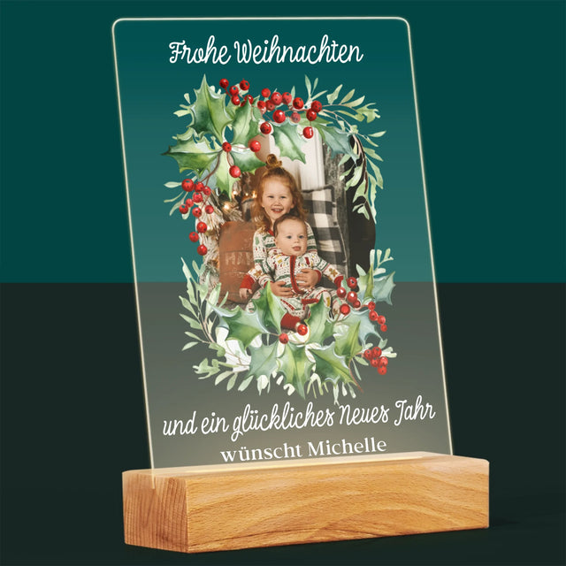 Foto Und Unterschrift: Weihnachtsschmuck - Druck Auf Acrylglas