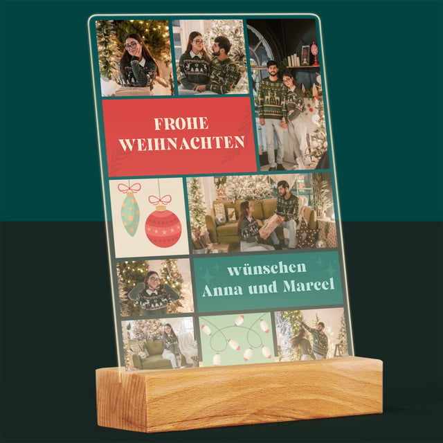 Fotocollage: Weihnachtsfotos - Druck Auf Acrylglas