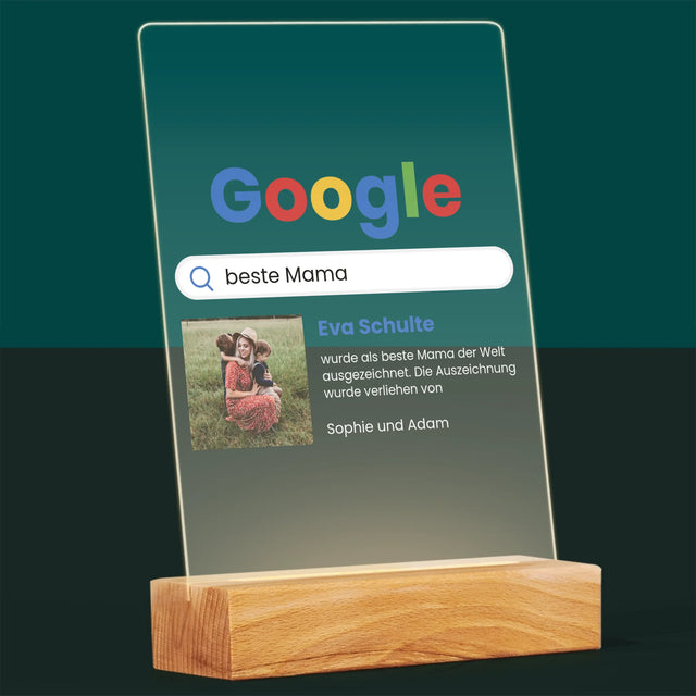 Foto Und Unterschrift: Beste Mama Google-Suche - Druck Auf Acrylglas