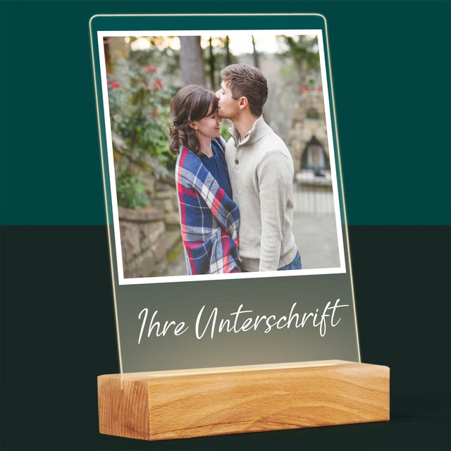Foto Und Unterschrift: Foto Und Unterschrift - Druck Auf Acrylglas