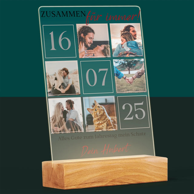 Fotocollage: Zusammen Für Immer  - Druck Auf Acrylglas