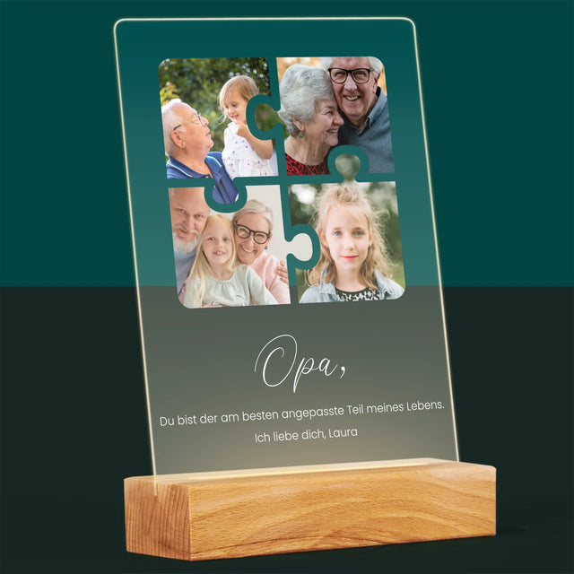 Fotocollage: Fotopuzzle Für Opa - Druck Auf Acrylglas