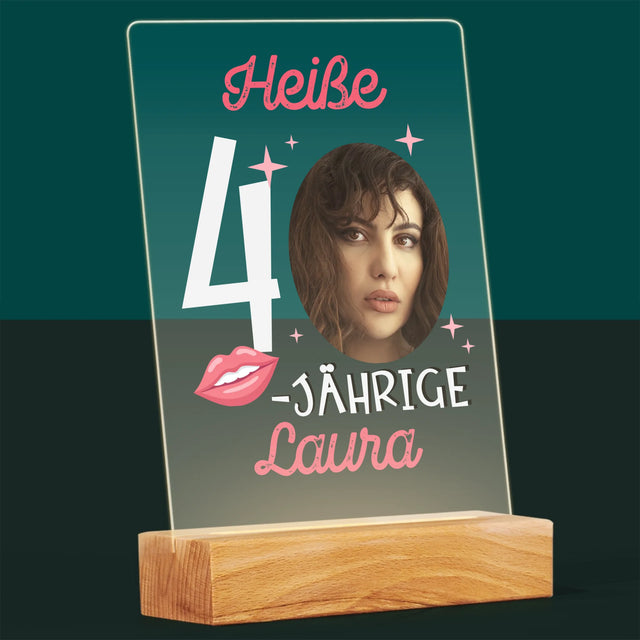 Foto Und Unterschrift: Heiße 40-Jährige  - Druck Auf Acrylglas