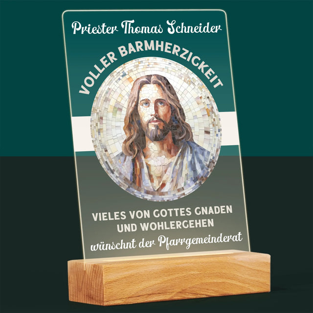 Name Und Unterschrift: Ein Priester Voller Barmherzigkeit - Druck Auf Acrylglas