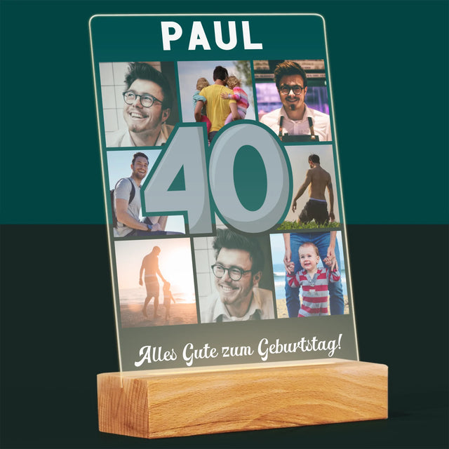 Fotocollage: 40 Jahre - Druck Auf Acrylglas