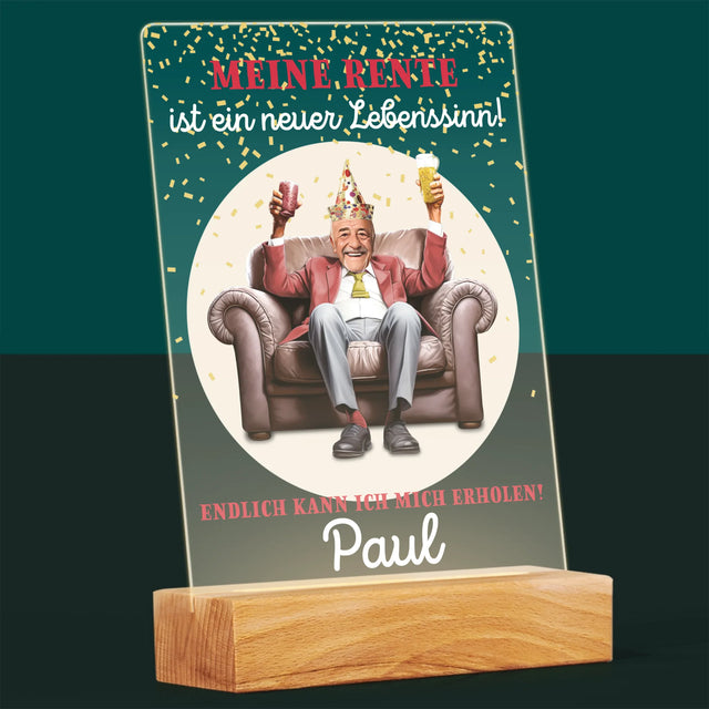 Ihr Avatar: Die Rente Ist Ein Neuer Lebenssinn - Druck Auf Acrylglas