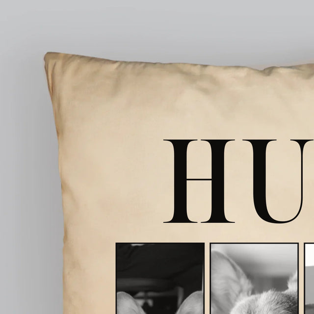 Fotocollage: Bootleg Klassiker Mit Haustier - Kissen