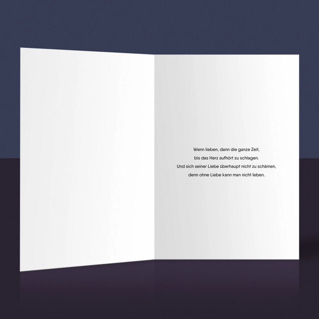 Foto Und Unterschrift: Dein Lied Mit Code - Glückwunschkarte