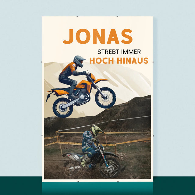Foto Und Unterschrift: Strebt Hoch Hinaus  - Poster