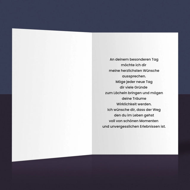 Foto Und Unterschrift: Der Schnellste In Der Stadt - Glückwunschkarte
