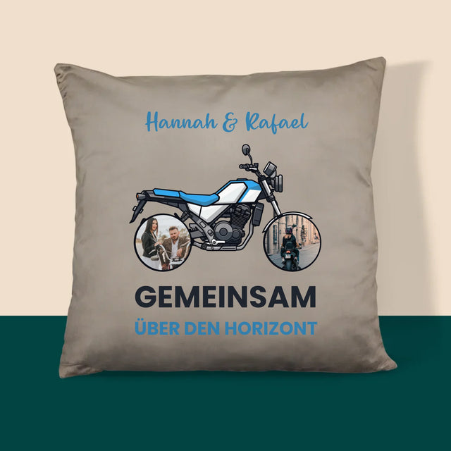 Fotocollage: Gemeinsam Über Den Horizont - Kissen
