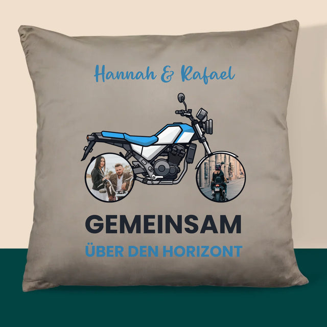 Fotocollage: Gemeinsam Über Den Horizont - Kissen