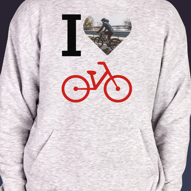 Foto: Ich Liebe Fahrräder - Kapuzenpullover Für Herren