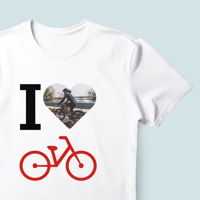 Foto: Ich Liebe Fahrräder - T-Shirt Für Herren