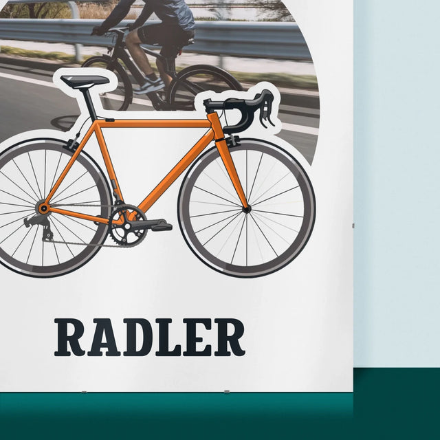 Foto Und Unterschrift: Der Weltbeste Radler - Poster