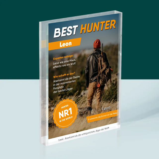 Magazin-Cover: Best Hunter - Druck Auf Acrylglas