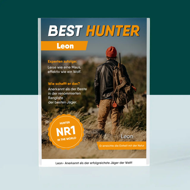 Magazin-Cover: Best Hunter - Druck Auf Acrylglas