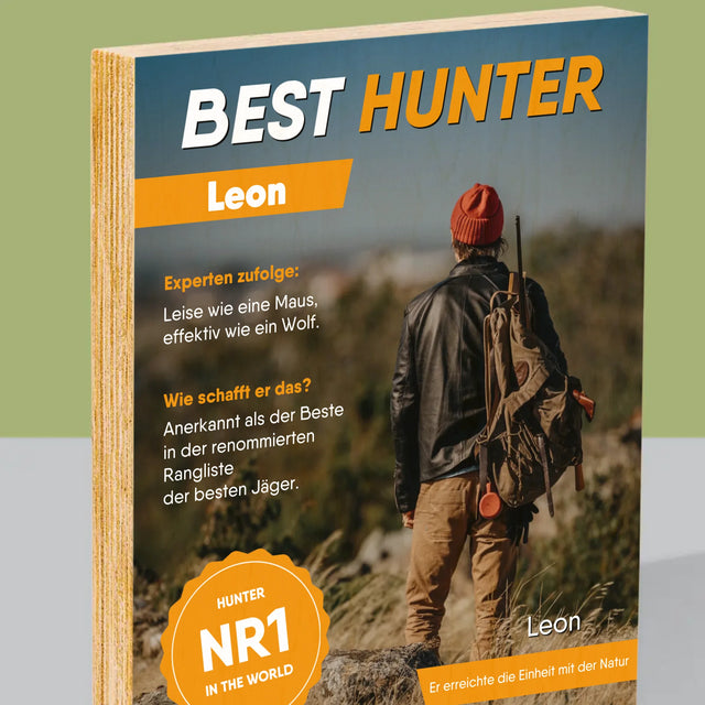 Magazin-Cover: Best Hunter - Druck Auf Holz