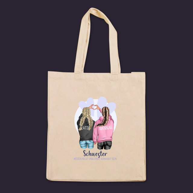 Charakter-Ersteller: Winterfreunde – Canvas-Tasche | DE