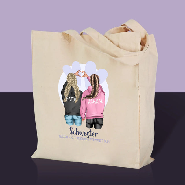 Charakter-Ersteller: Winterfreunde – Canvas-Tasche | DE