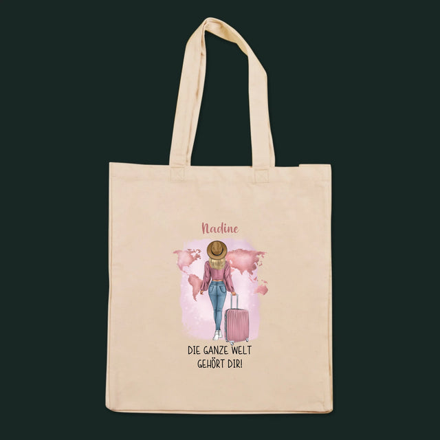 Charakter-Ersteller: Reisender – Canvas-Tasche | DE