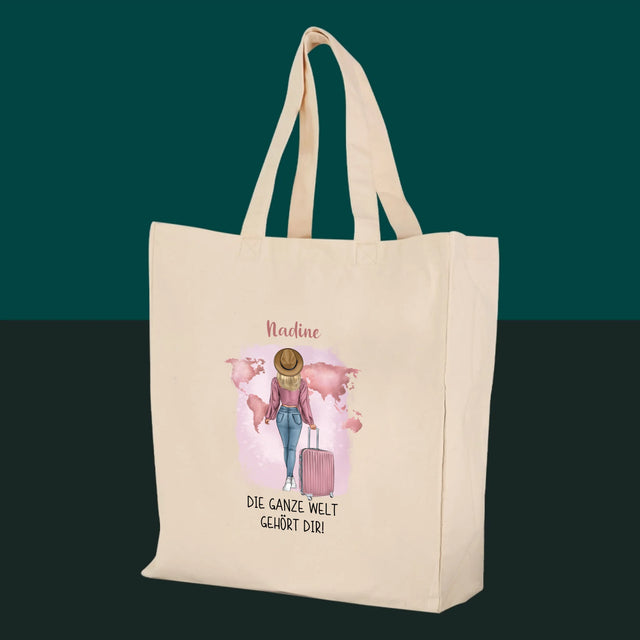Charakter-Ersteller: Reisender – Canvas-Tasche | DE