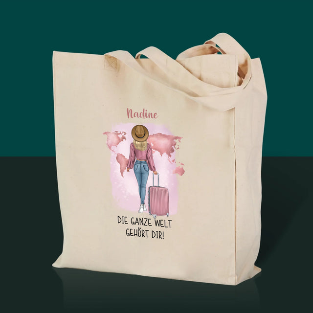 Charakter-Ersteller: Reisender – Canvas-Tasche | DE