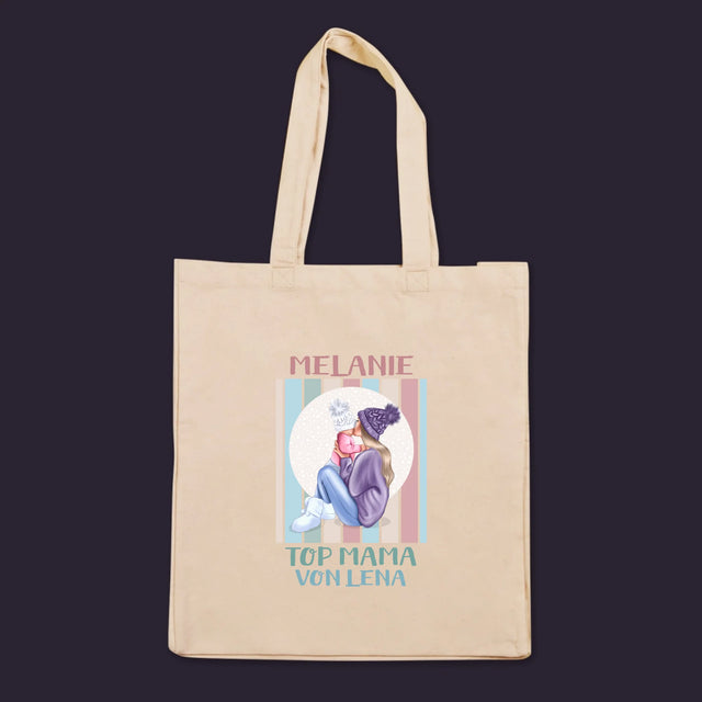 Charakter-Ersteller: Top Mama – bedruckte Canvas-Tasche | DE