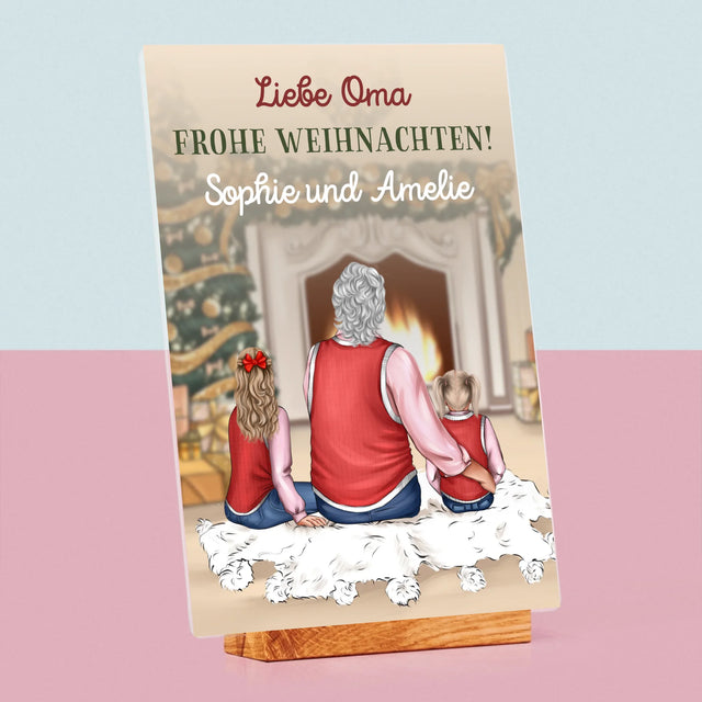 Avatar Creator: Frohe Weihnachten, Oma! - Druck Auf Acrylglas
