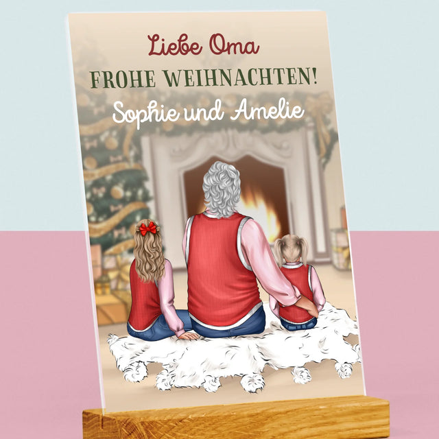 Avatar Creator: Frohe Weihnachten, Oma! - Druck Auf Acrylglas
