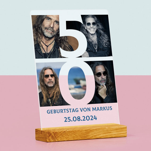 Fotocollage: 50 Jahre Digitale Fotografie - Druck Auf Acrylglas