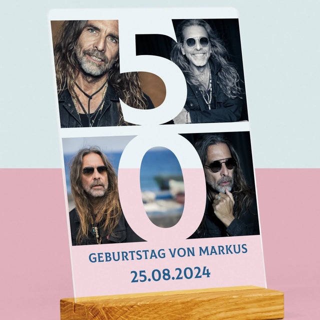 Fotocollage: 50 Jahre Digitale Fotografie - Druck Auf Acrylglas