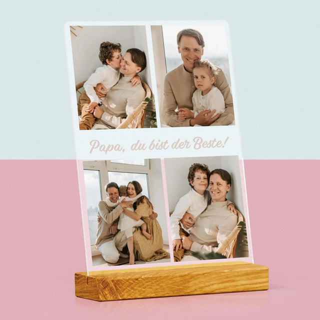 Fotocollage: Fotos Für Papa - Druck Auf Acrylglas