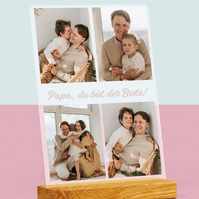 Fotocollage: Fotos Für Papa - Druck Auf Acrylglas