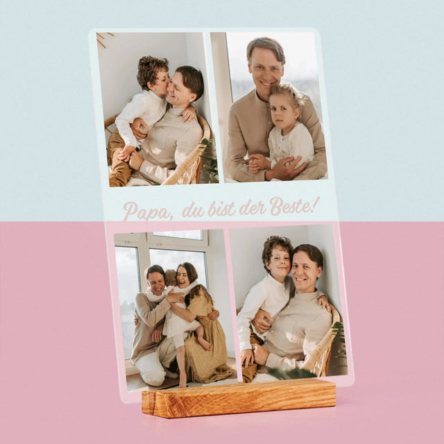 Fotocollage: Fotos Für Papa - Druck Auf Acrylglas