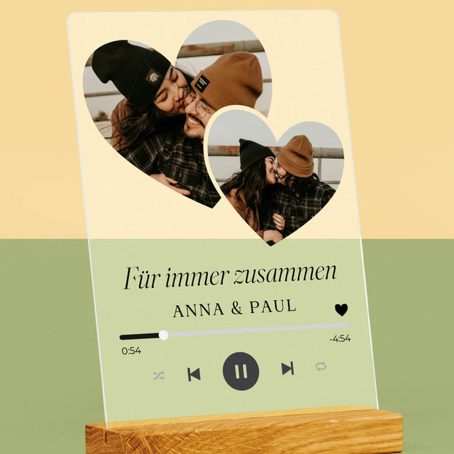 Fotocollage: Spotify Herzen - Druck Auf Acrylglas