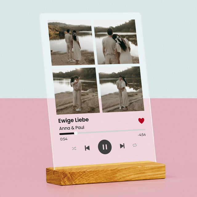 Fotocollage: Spotify 4 Fotos - Druck Auf Acrylglas