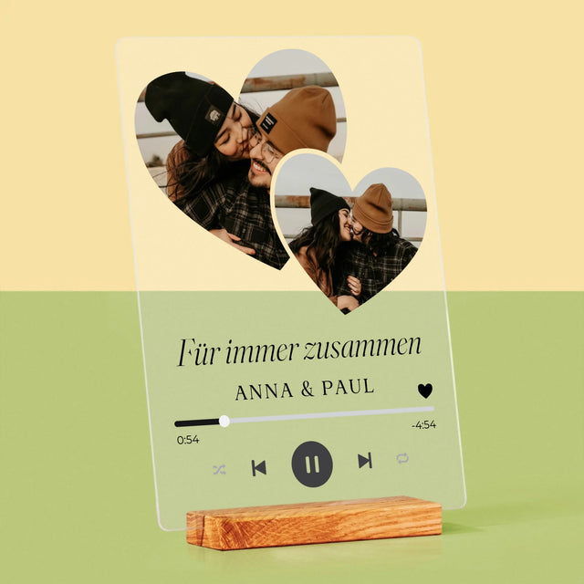 Fotocollage: Spotify Herzen - Druck Auf Acrylglas