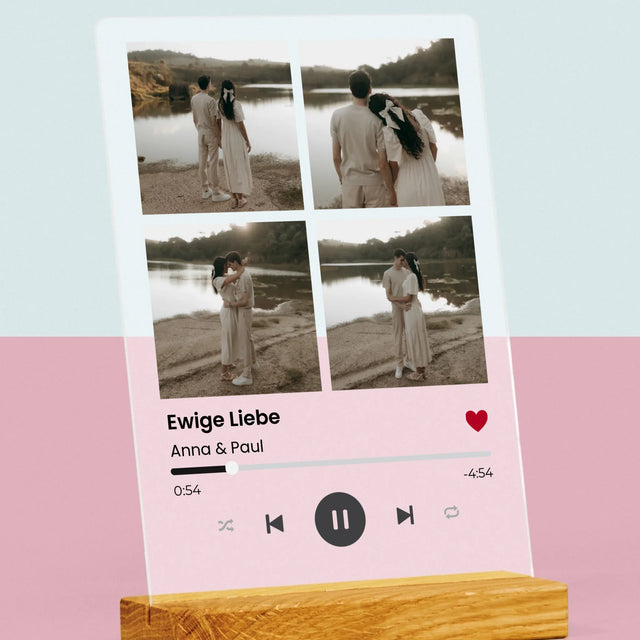 Fotocollage: Spotify 4 Fotos - Druck Auf Acrylglas