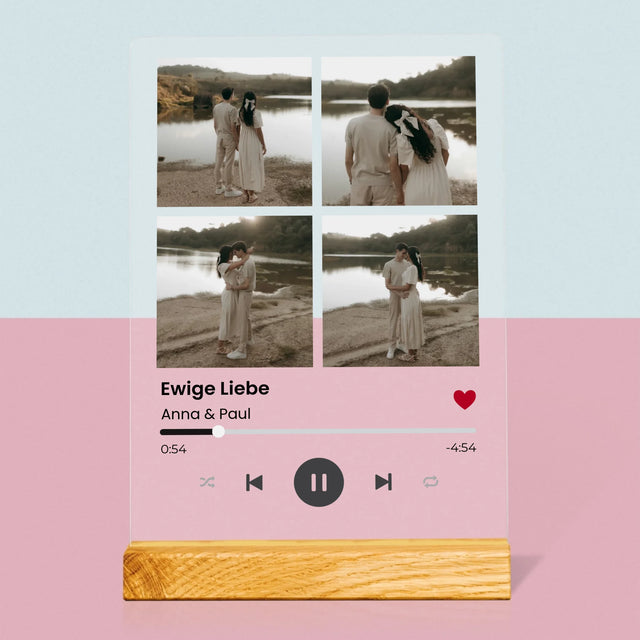 Fotocollage: Spotify 4 Fotos - Druck Auf Acrylglas