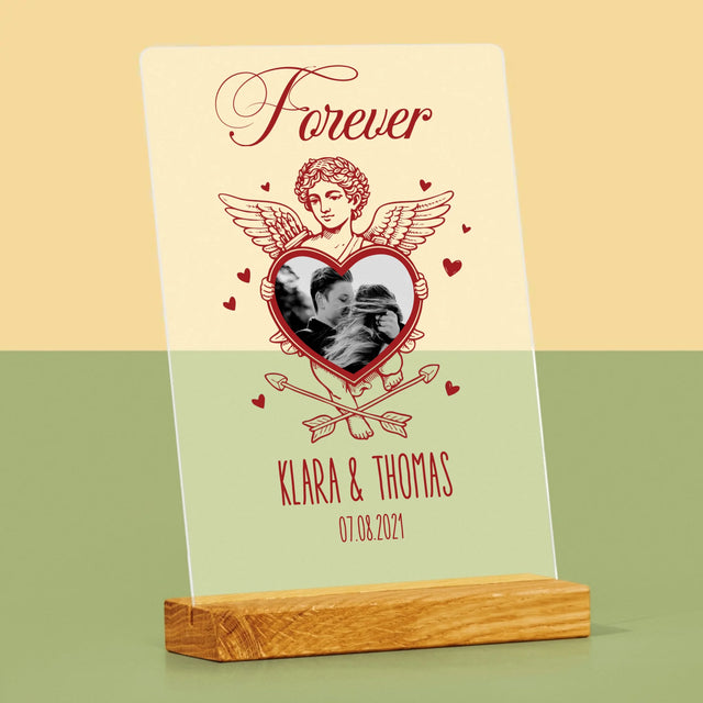 Foto Und Unterschrift: Forever Cupid - Druck Auf Acrylglas