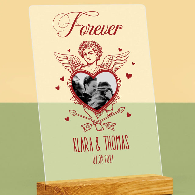 Foto Und Unterschrift: Forever Cupid - Druck Auf Acrylglas
