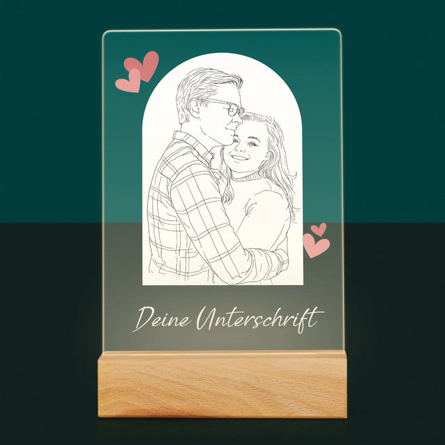 Foto Und Unterschrift: Lineart - Druck Auf Acrylglas