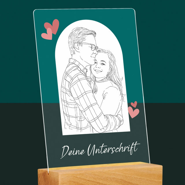 Foto Und Unterschrift: Lineart - Druck Auf Acrylglas