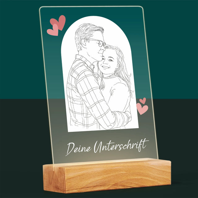 Foto Und Unterschrift: Lineart - Druck Auf Acrylglas