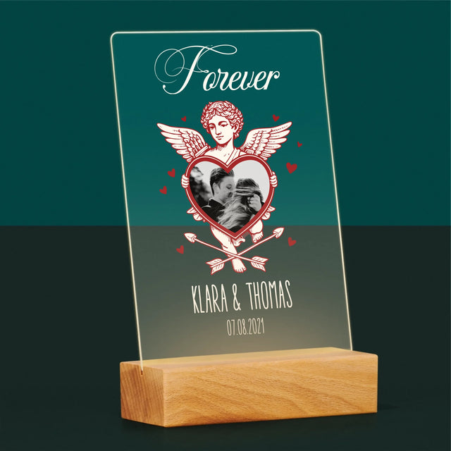 Foto Und Unterschrift: Forever Cupid - Druck Auf Acrylglas