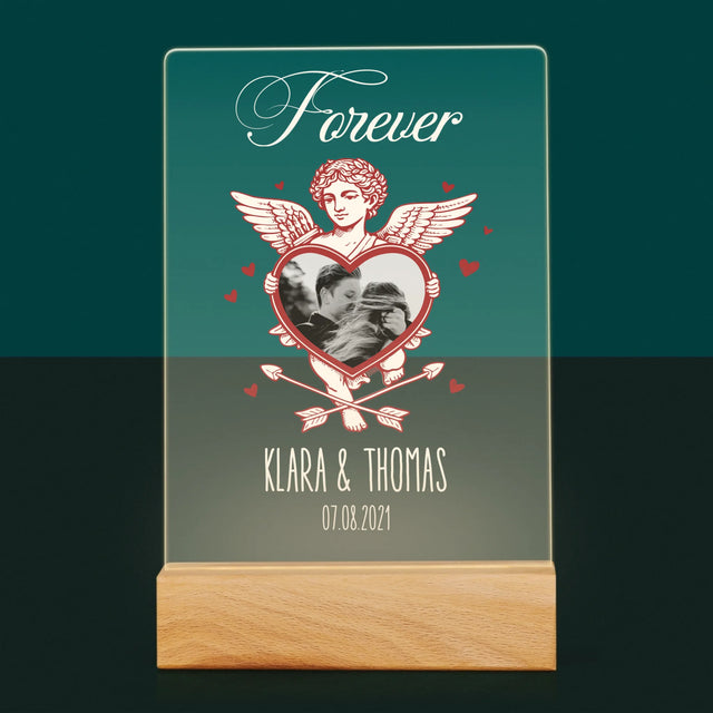 Foto Und Unterschrift: Forever Cupid - Druck Auf Acrylglas
